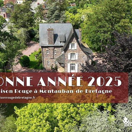La Maison Rouge Broceliande Montauban-de-Bretagne Esterno foto
