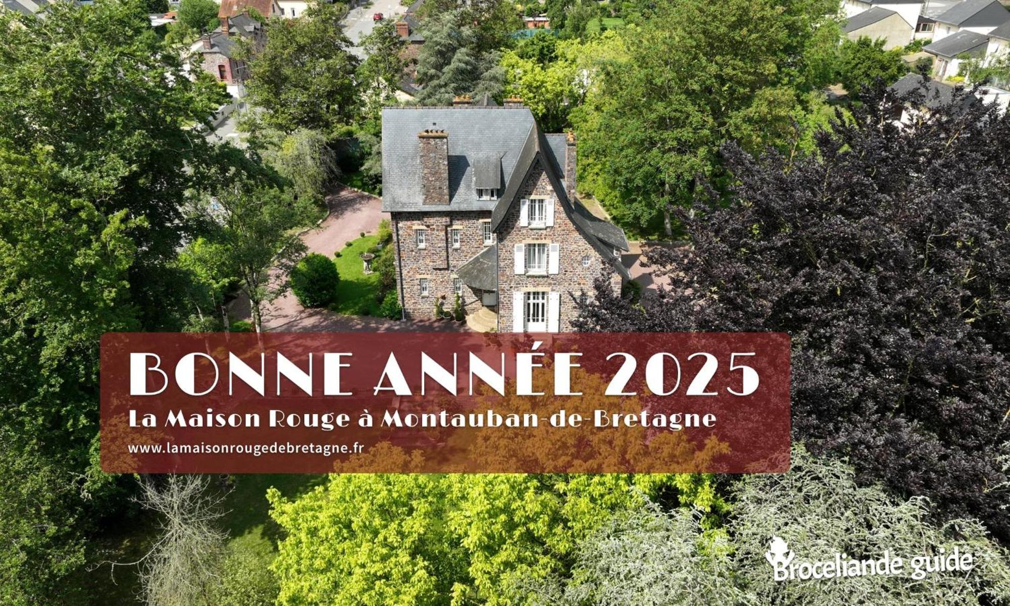 La Maison Rouge Broceliande Montauban-de-Bretagne Esterno foto